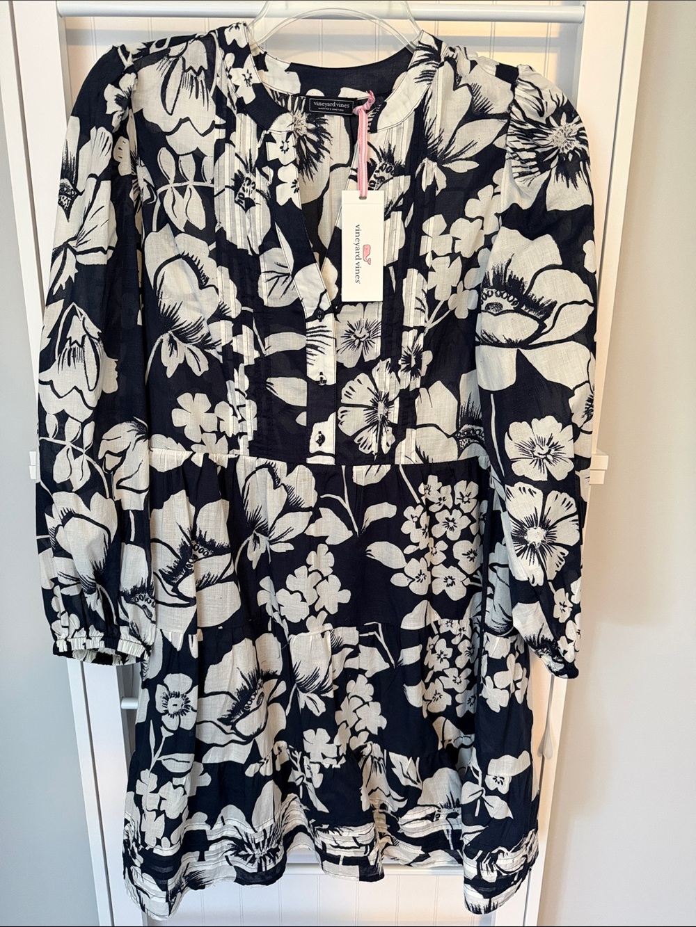 Vineyard Vines Floral Long-Sleeve Tunic Dress
